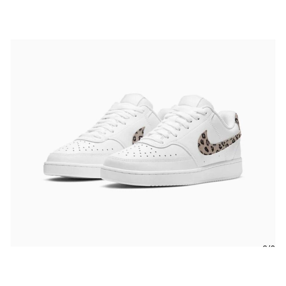 Nike Court Vision Low Leopard Swoosh DD9665100 Size 12